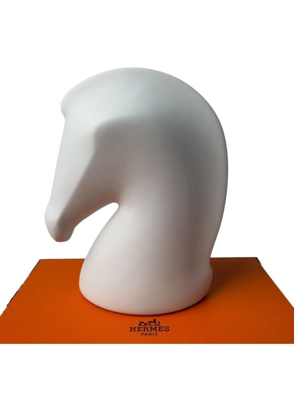 Hermes Samarkand Paperweight Horse Object Ceramic
